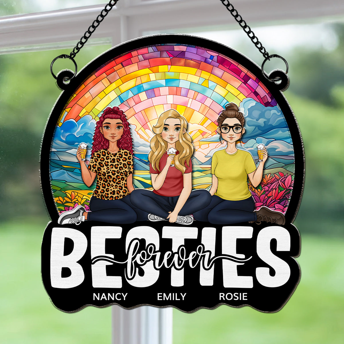 Soulmates - Personalized Custom Suncatcher