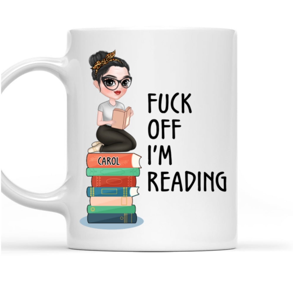 I Am Reading - Personalized Custom Coffee Mug