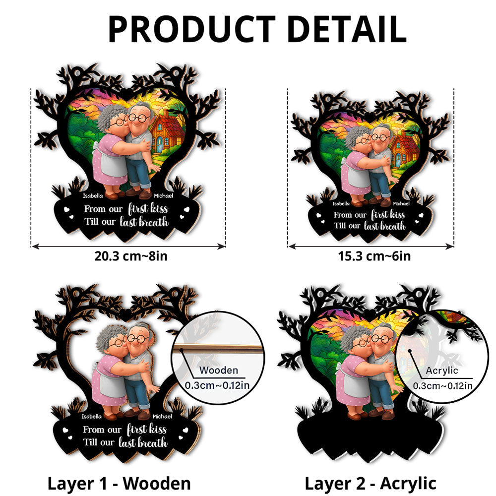 Grow Old With You - Personalized Custom Suncatcher