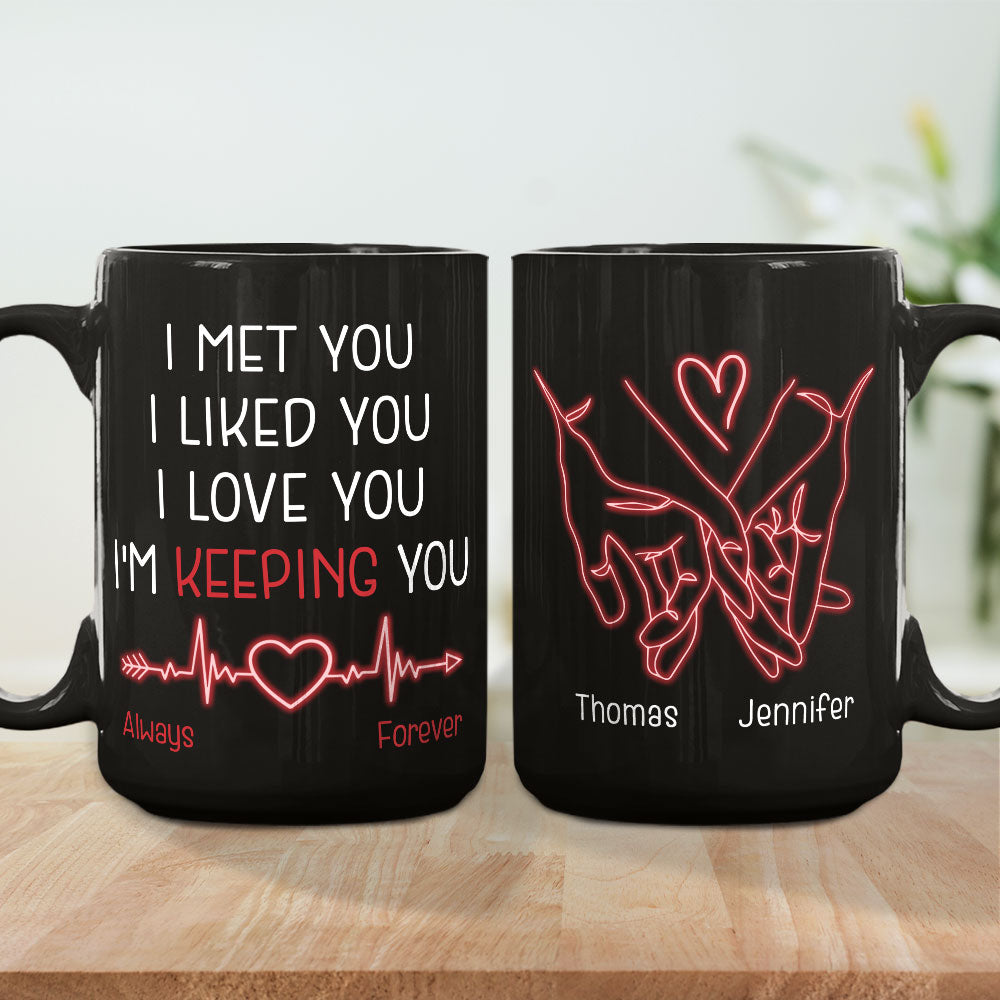 Always And Forever - Personalized Custom Coffee Mug