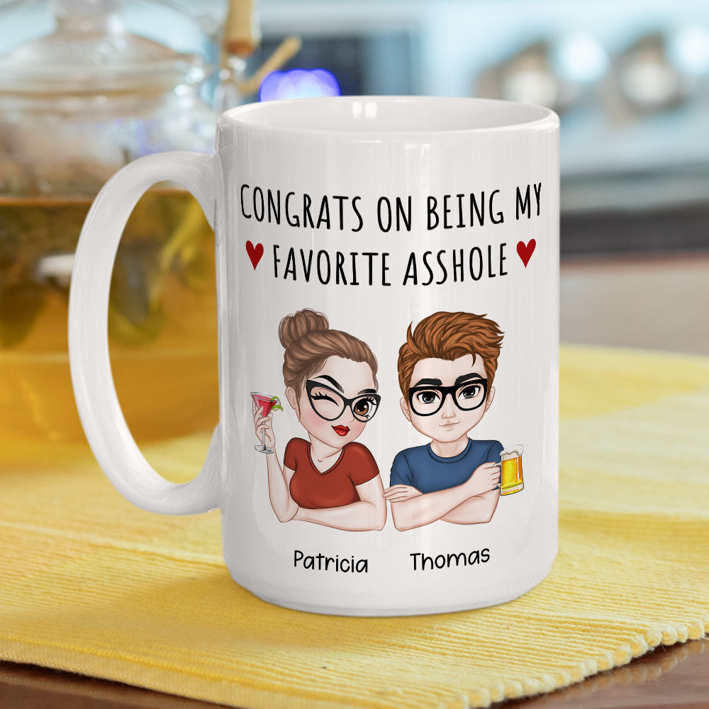 Lucky Man - Personalized Custom Coffee Mug