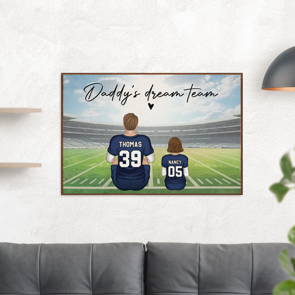 American Football Lover - Personalized Custom Poster