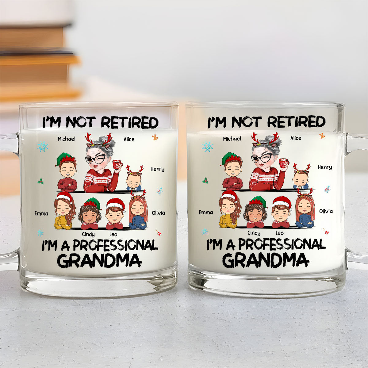 I Am Professional Grandma - Personalized Custom Glass Mug