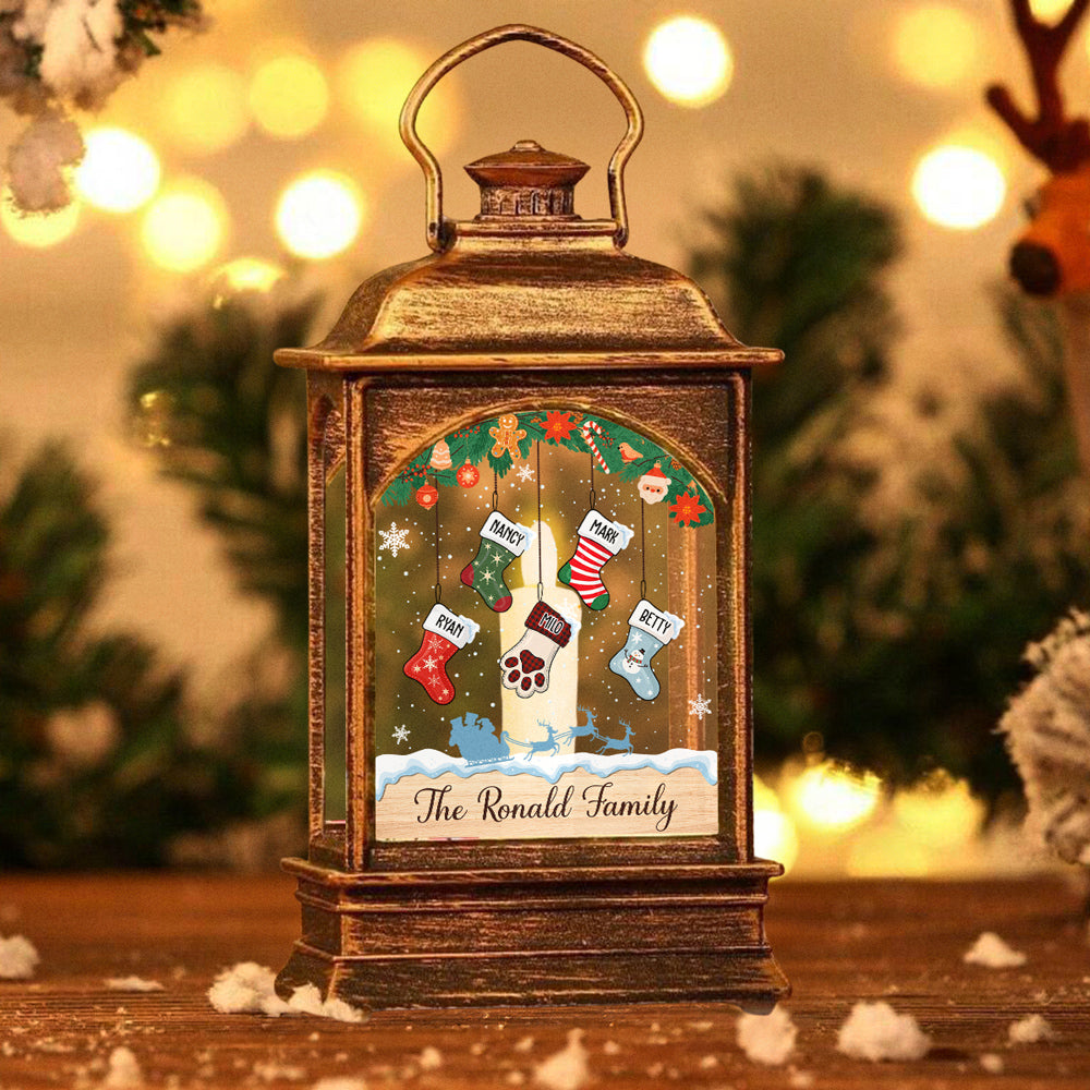 Lovely Stocking - Personalized Custom Christmas Wind Lamp