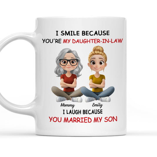My Daughter In Law - Personalized Custom Coffee Mug
