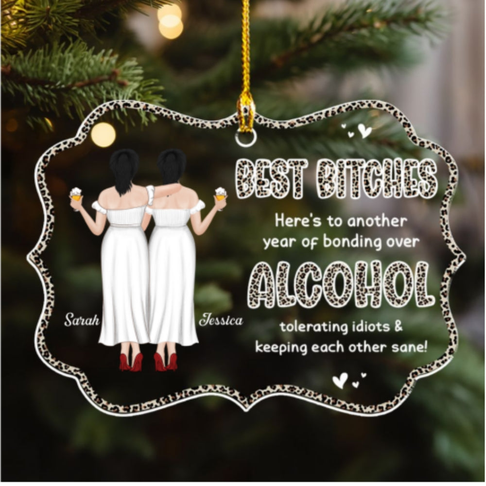 Alcohol Tolerating - Personalized Custom Acrylic Ornament
