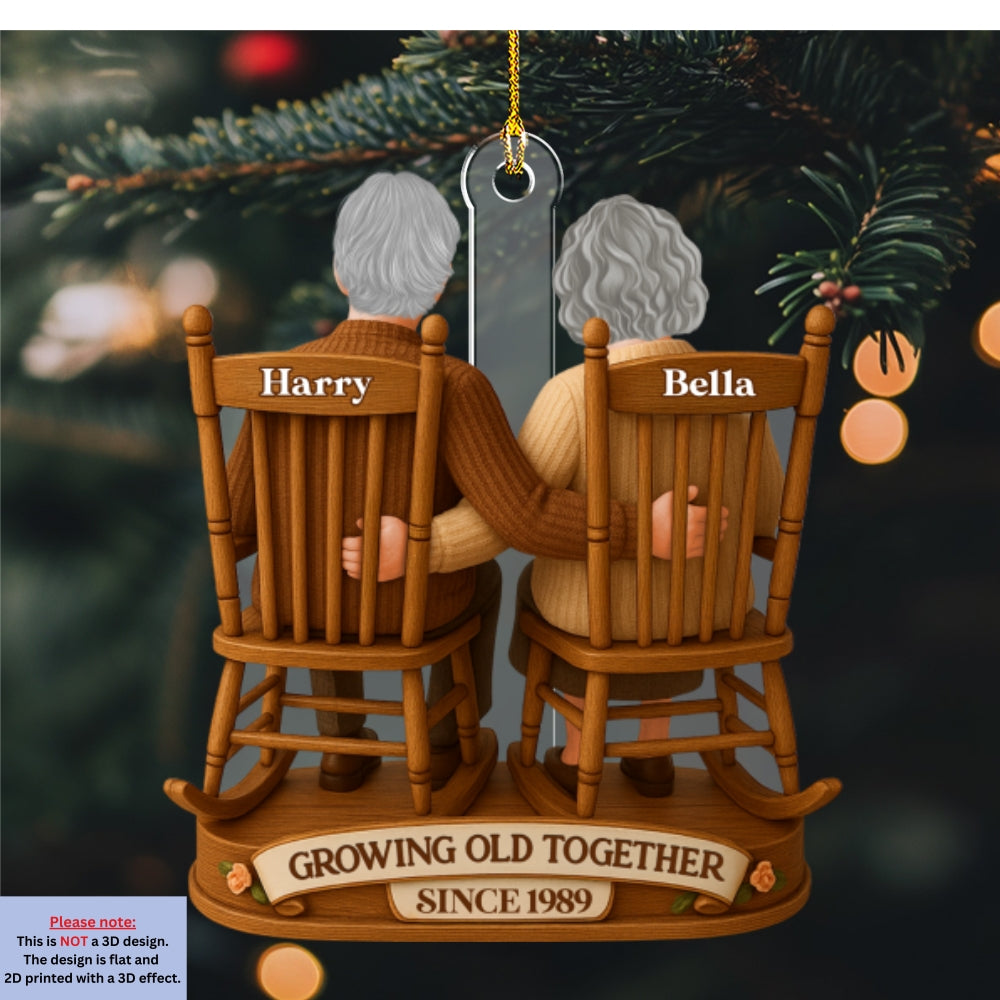 A Lifetime Of Love - Personalized Custom Acrylic Ornament