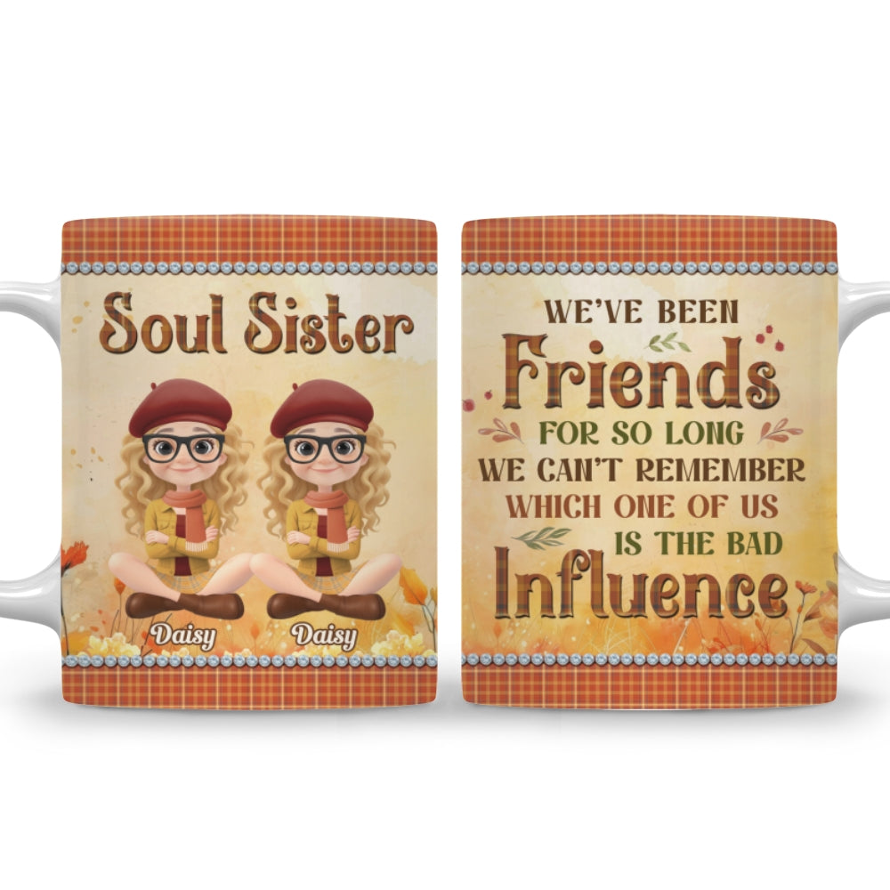 Pumpkin Spice Besties - Personalized Custom Coffee Mug