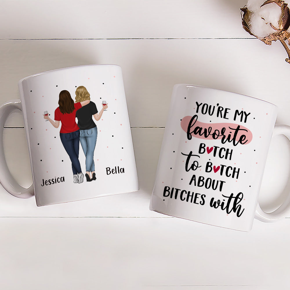 Best Besties -  Personalized Custom Coffee Mug