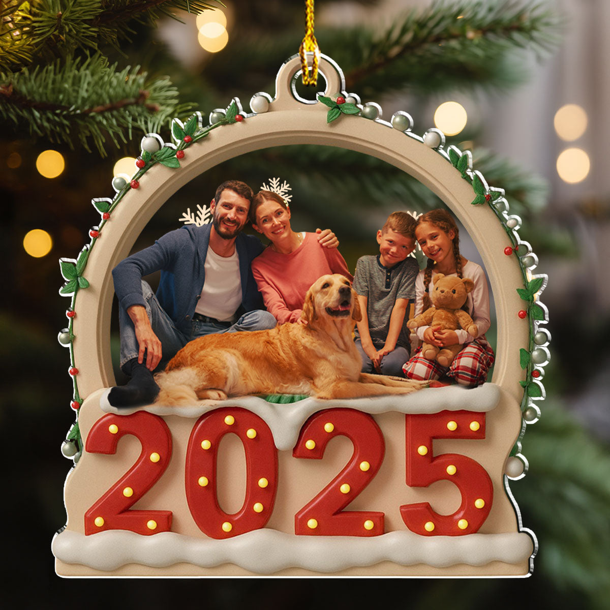 Our Christmas Together Photo - Personalized Custom Acrylic Ornament