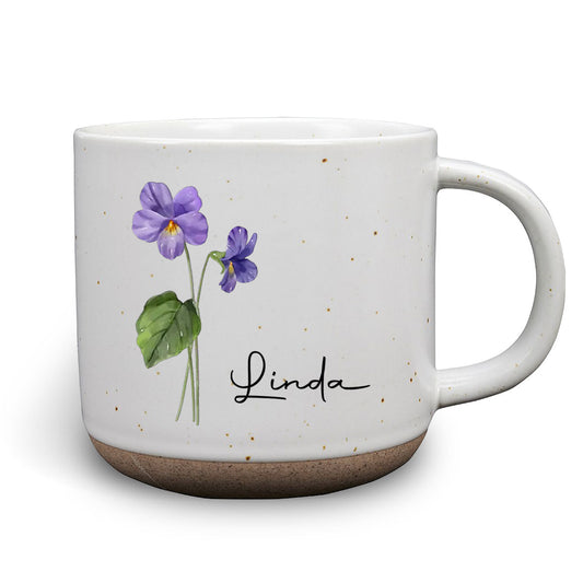 Besties Bloom Together - Personalized Custom Pottery Mug