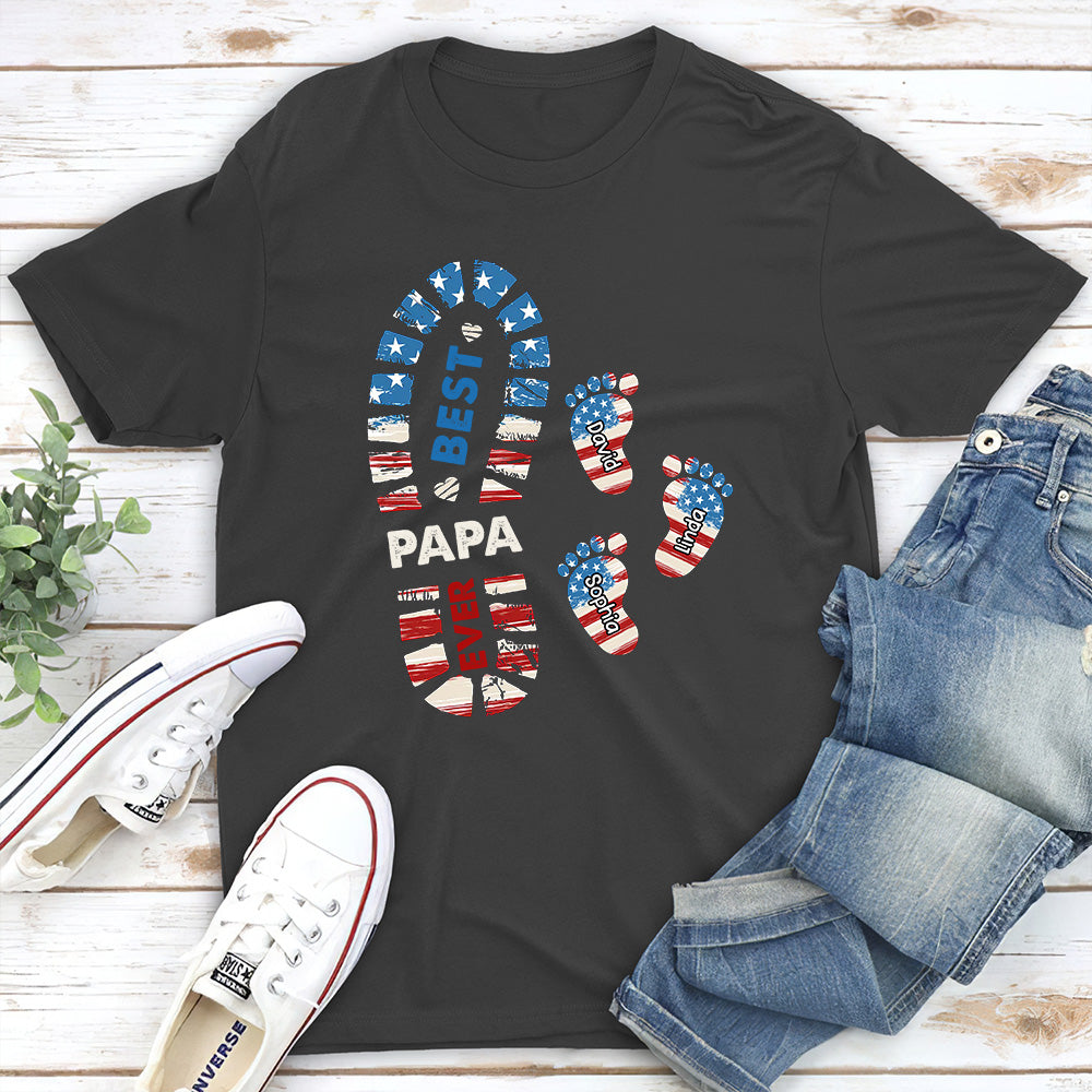 Best Dad Ever 2 - Personalized Custom Shirt