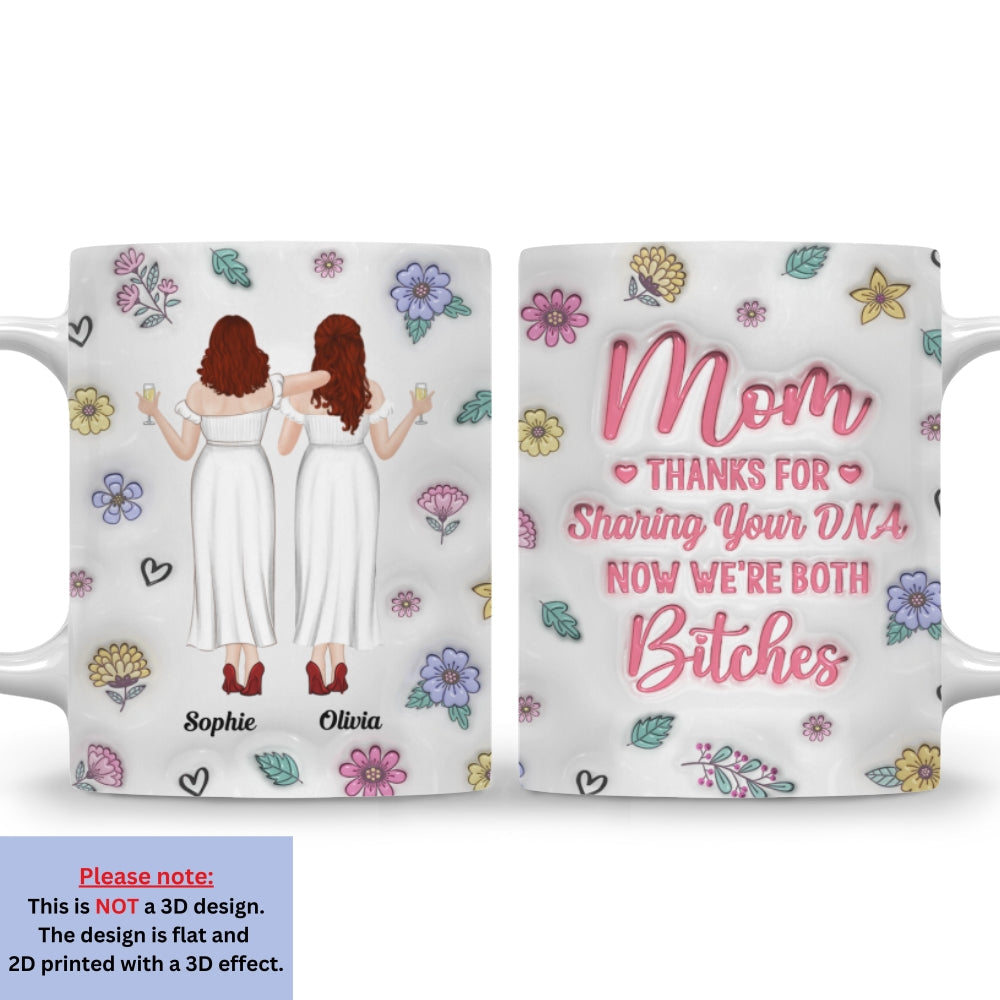 Funny For Mom - Personalized Custom 3D Inflated Effect Mug