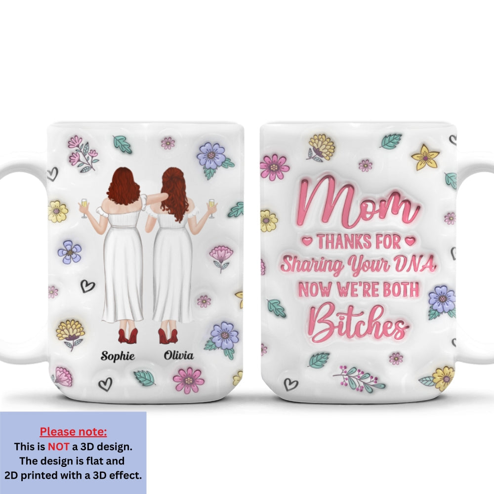 Funny For Mom - Personalized Custom 3D Inflated Effect Mug