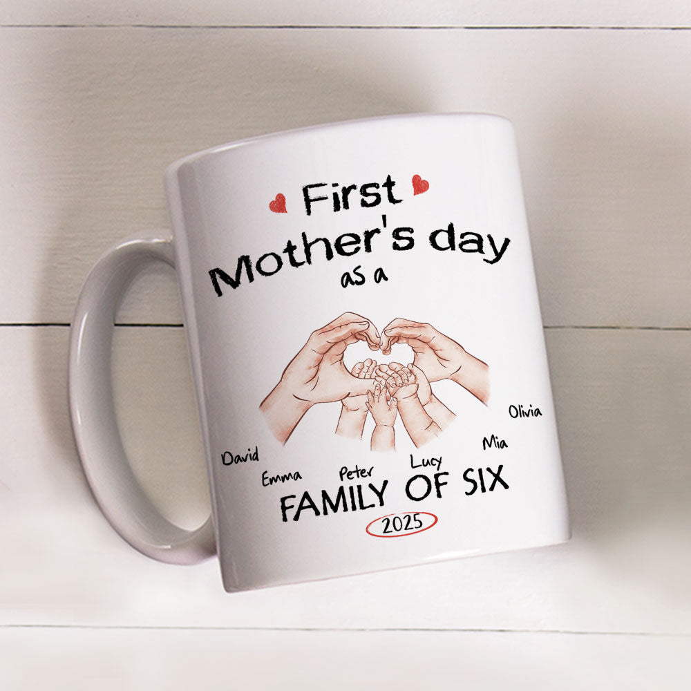 As A Family Of Three - Personalized Custom Coffee Mug
