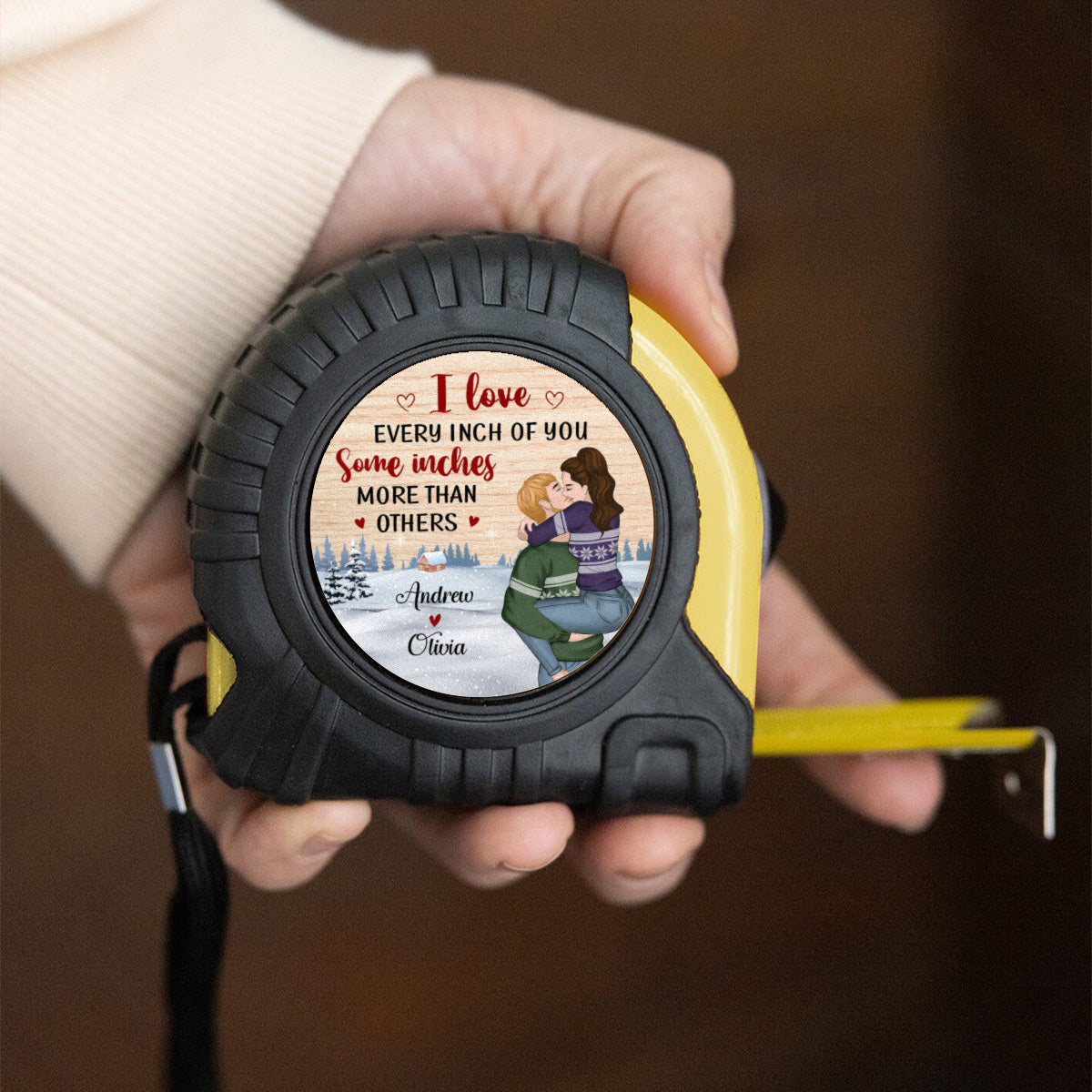 Love Every Inch - Personalized Custom Tape Measure
