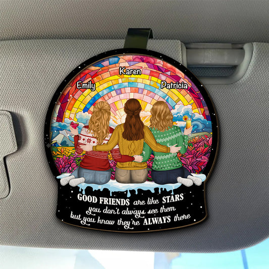 Friends Like Stars - Personalized Custom Car Visor Clip