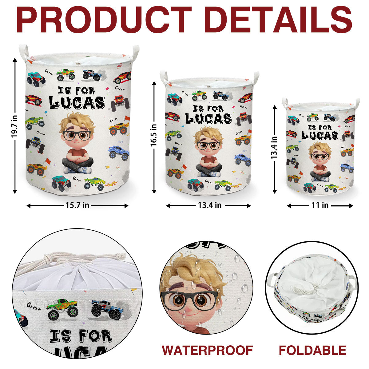 For Me Only - Personalized Custom Laundry Basket