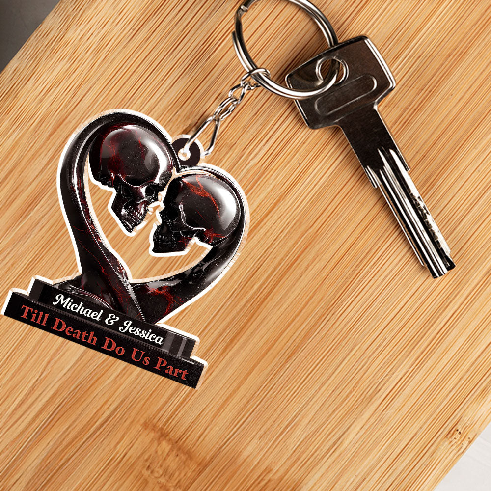 Till Death Do Us Part - Personalized Custom Acrylic Keychain