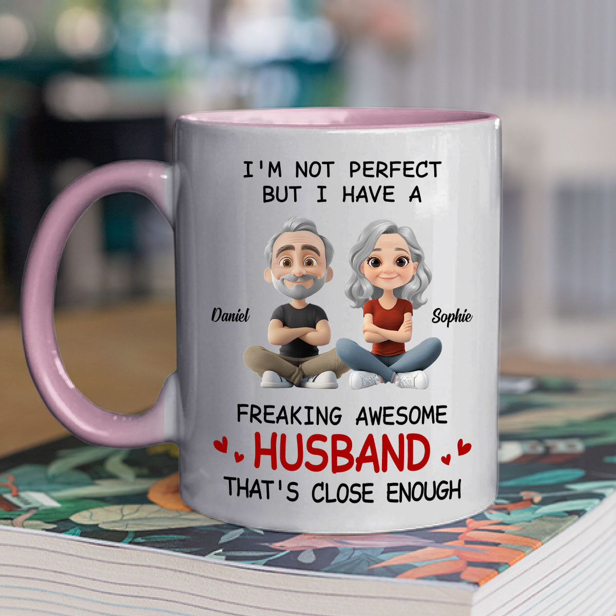 Endless Love - Personalized Custom Accent Mug