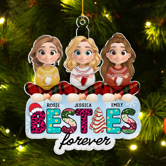 You Are The Best Bestie - Personalized Custom Acrylic Ornament
