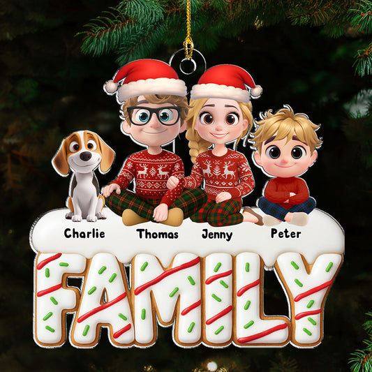 Sweetest Christmas Ever - Personalized Custom Acrylic Ornament