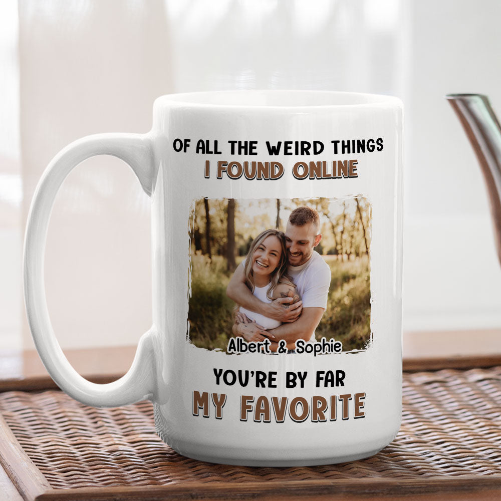 Weird Things Found Online - Personalized Custom Coffee Mug