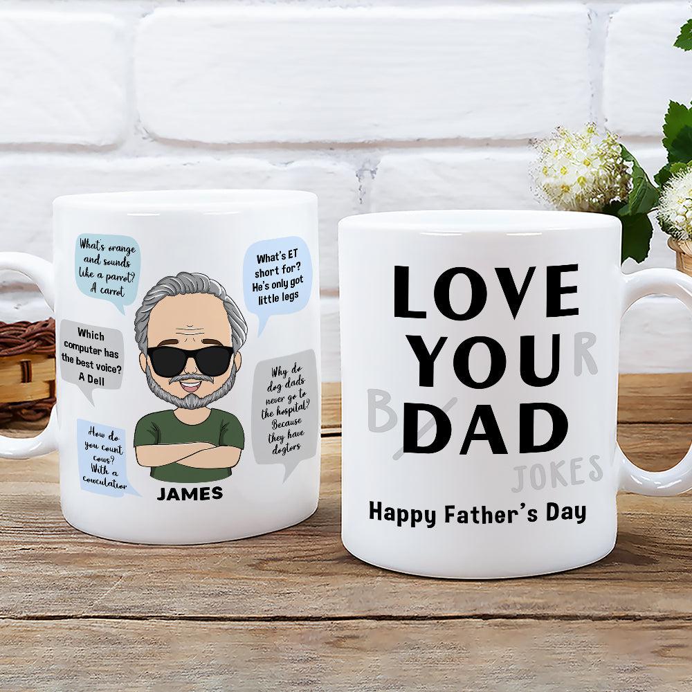 Love You Dad - Personalized Custom Coffee Mug