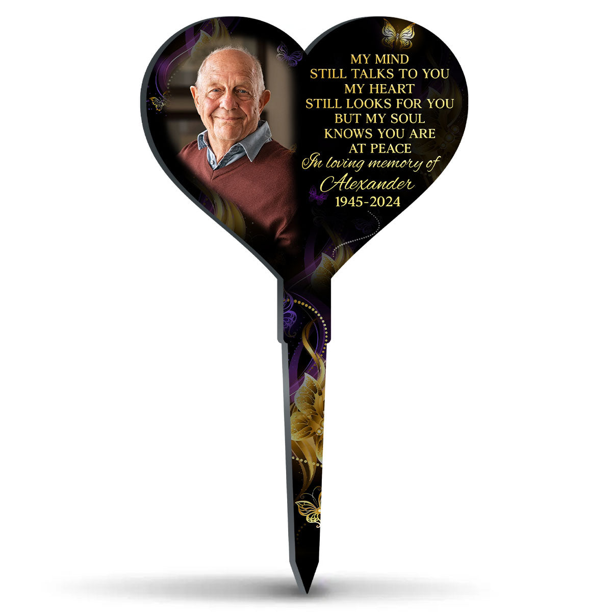 Forever in Our Hearts - Personalized Custom Acrylic Garden Stake