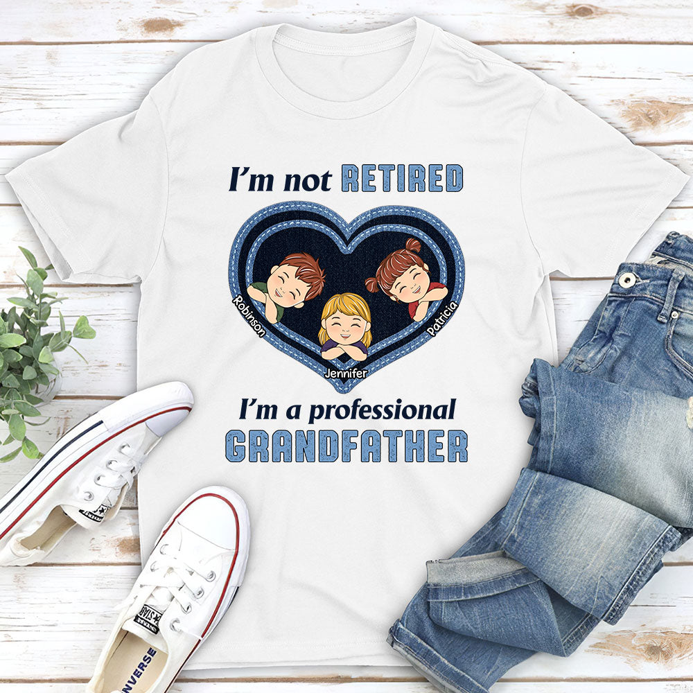 I Am A Professional Grandpa - Personalized Custom Shirt
