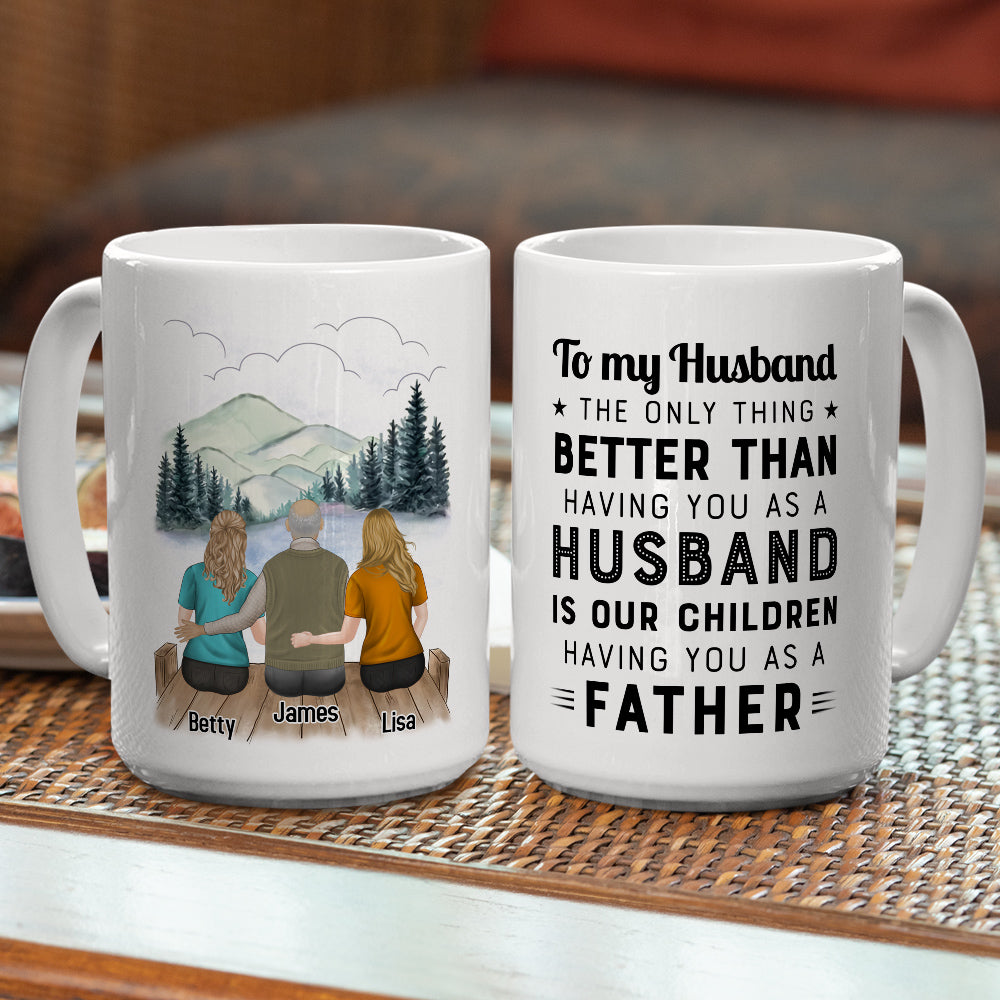 To My Husband - Personalized Custom Coffee Mug
