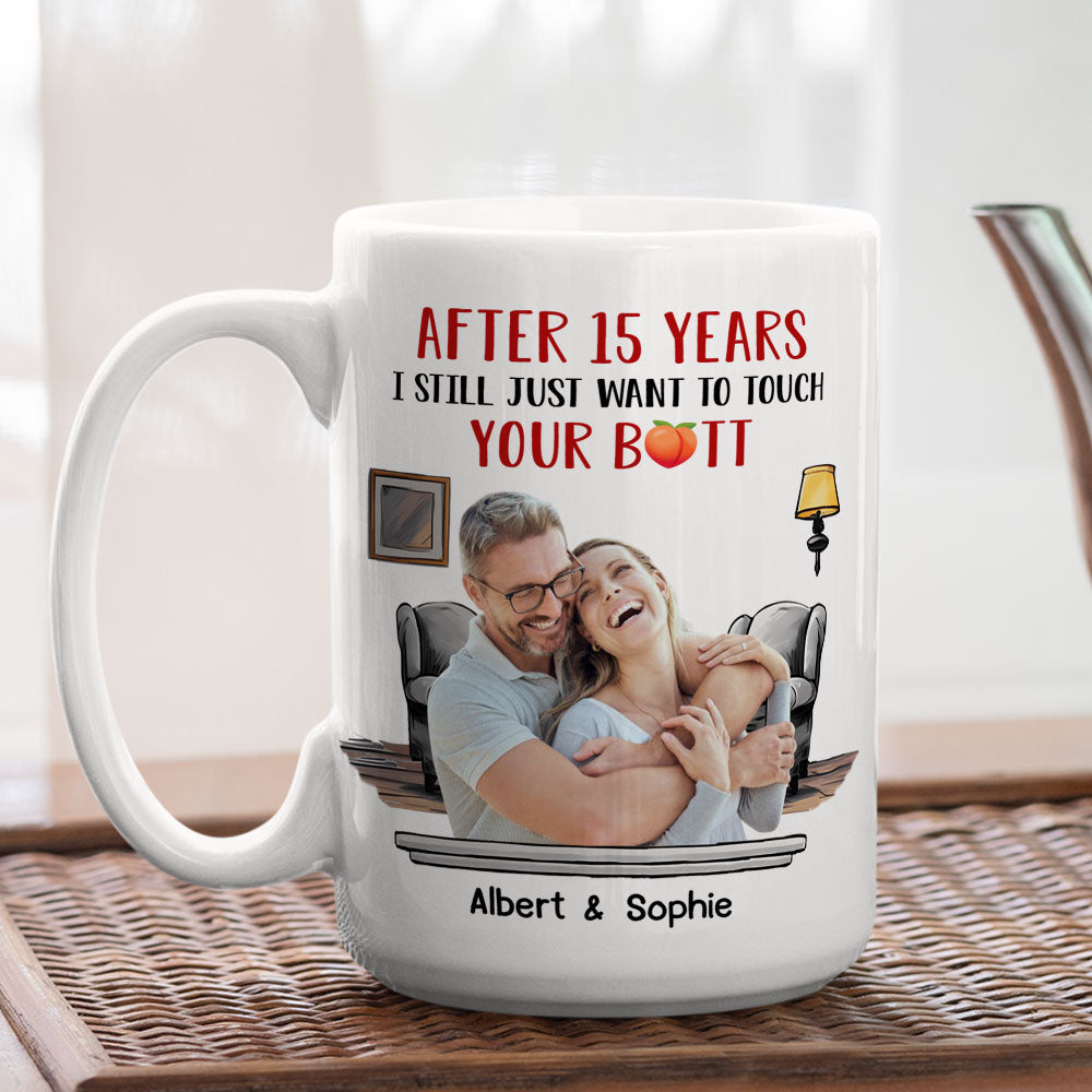 Touch Your Butt - Personalized Custom Coffee Mug
