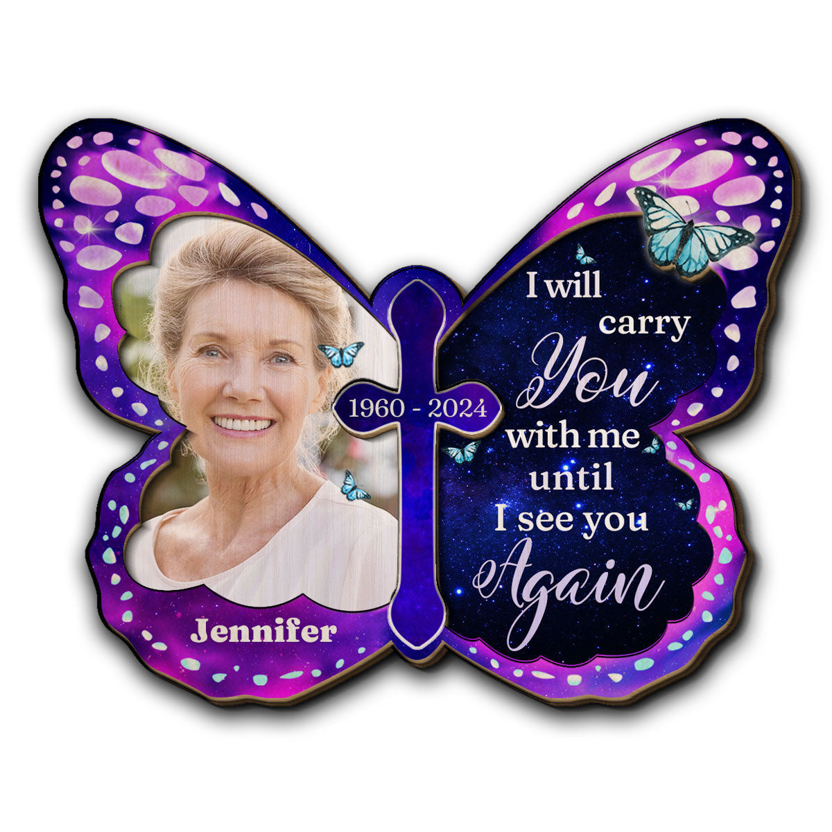 Always Beside You - Personalized Custom Car Visor Clip