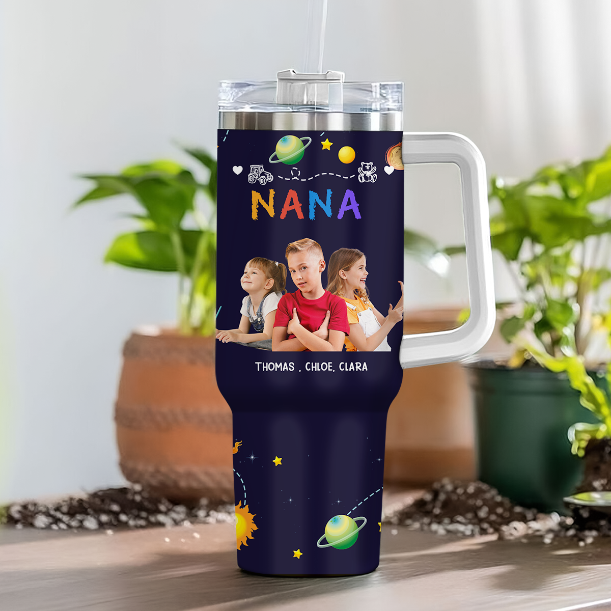 Nana Mama Mommy Grandma - Personalized Custom 40 Oz Tumbler