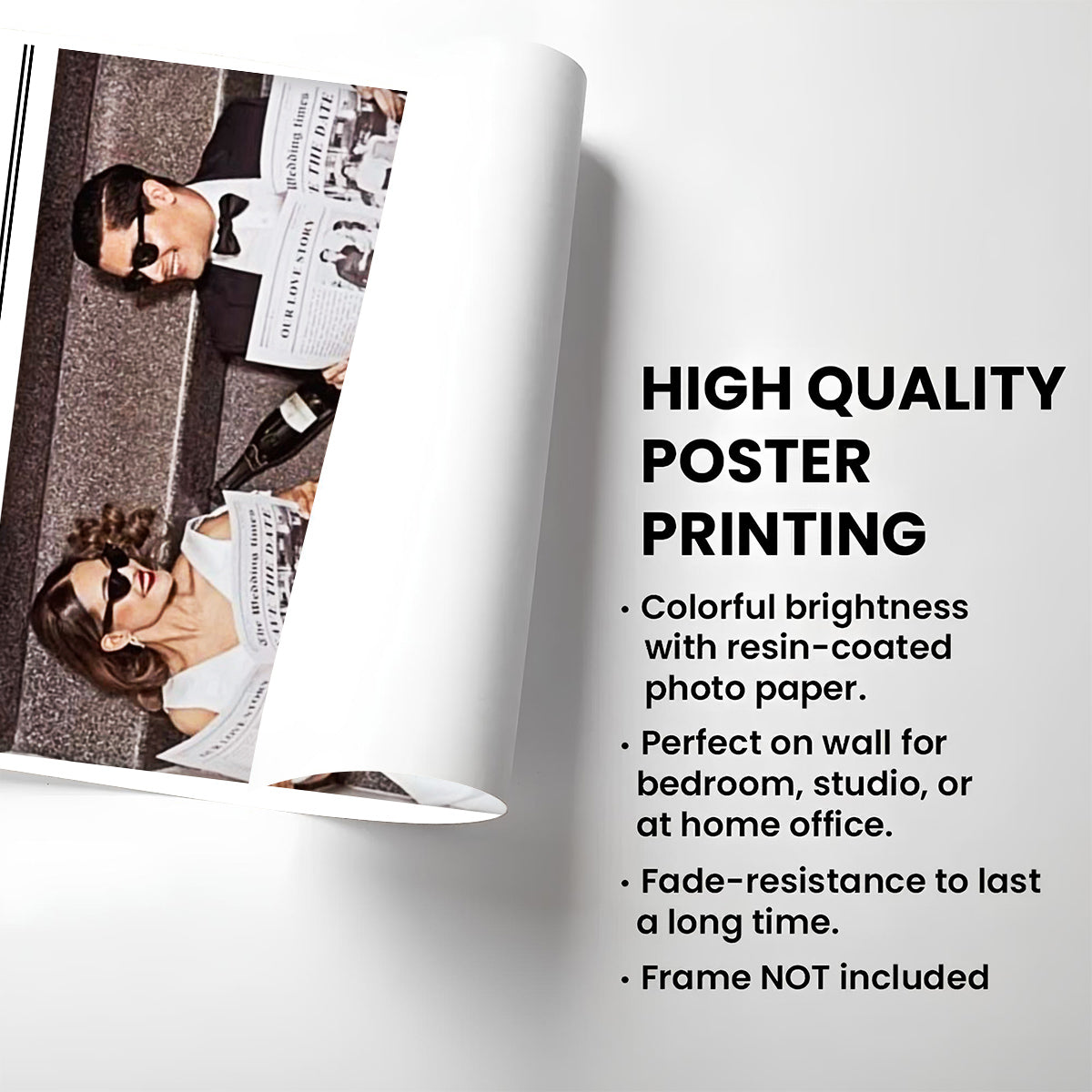 Newlywed Couples - Personalized Custom Poster