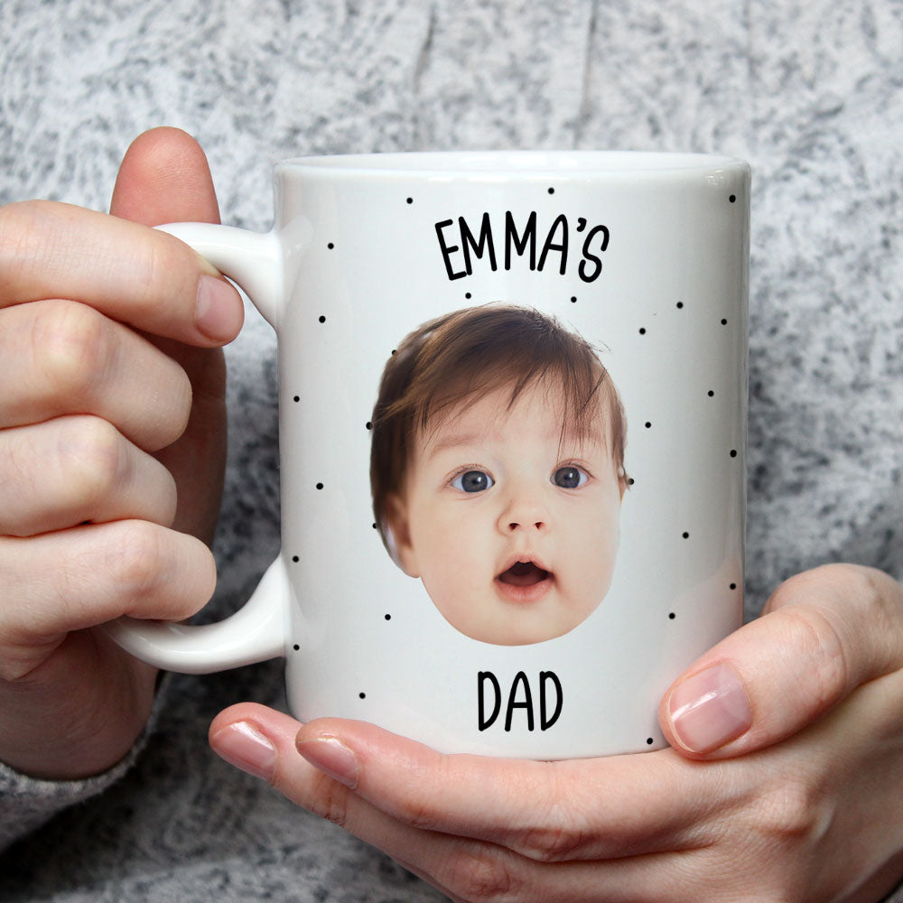 Custom Baby Face Photo - Personalized Custom Coffee Mug