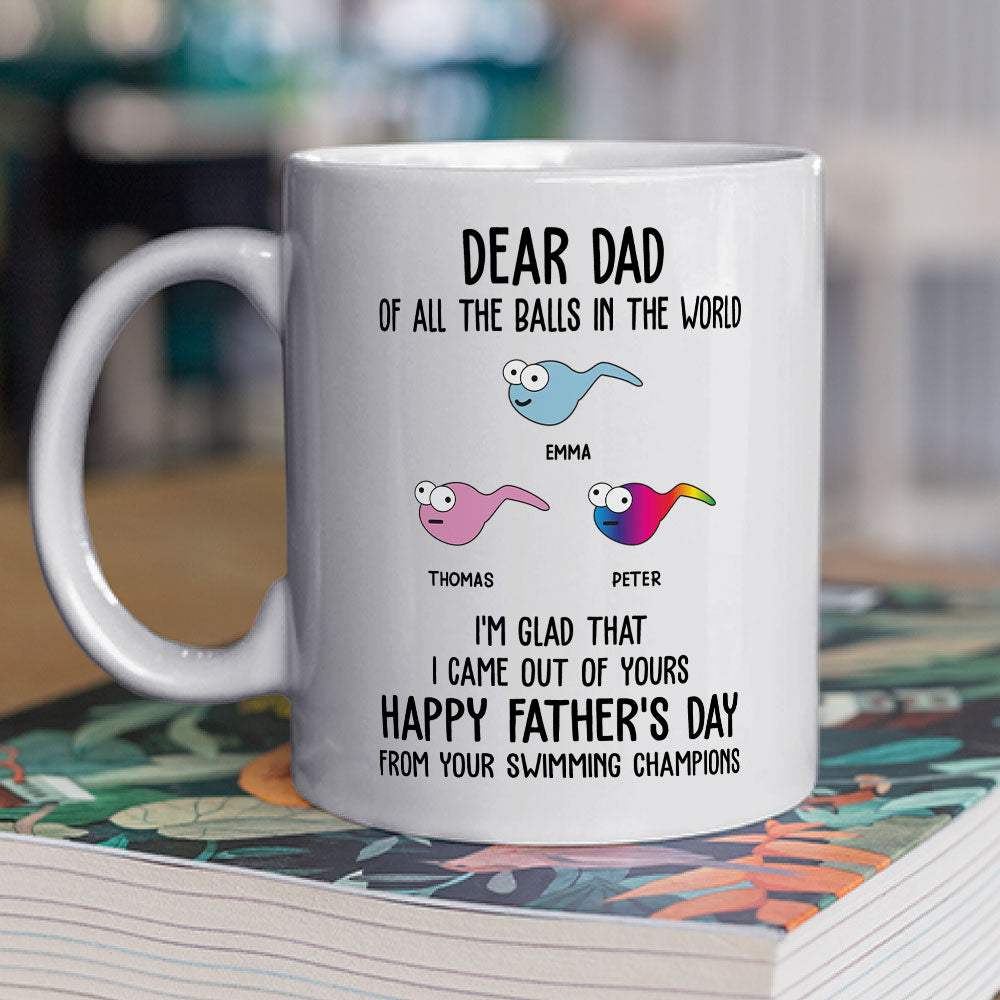 Swimming Champions - Personalized Custom Coffee Mug