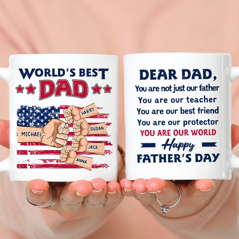 Not Just A Father - Personalized Custom Coffee Mug