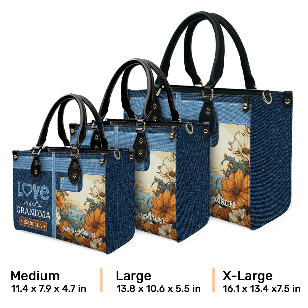 Love Being Called - Personalized Custom Leather Bag