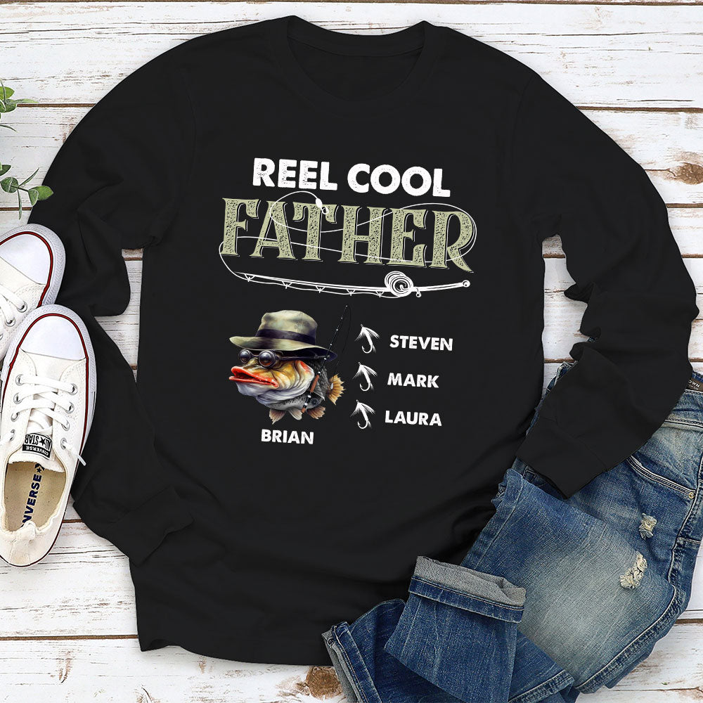 Reel Cool Dad - Personalized Custom Shirt