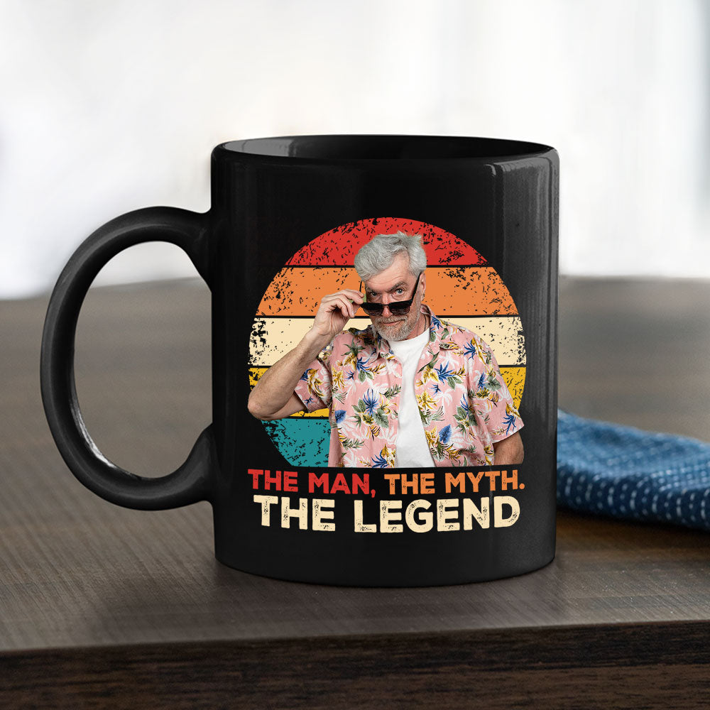 The Man, The Myth And The Legend 2nd Version  - Personalized Custom Coffee Mug