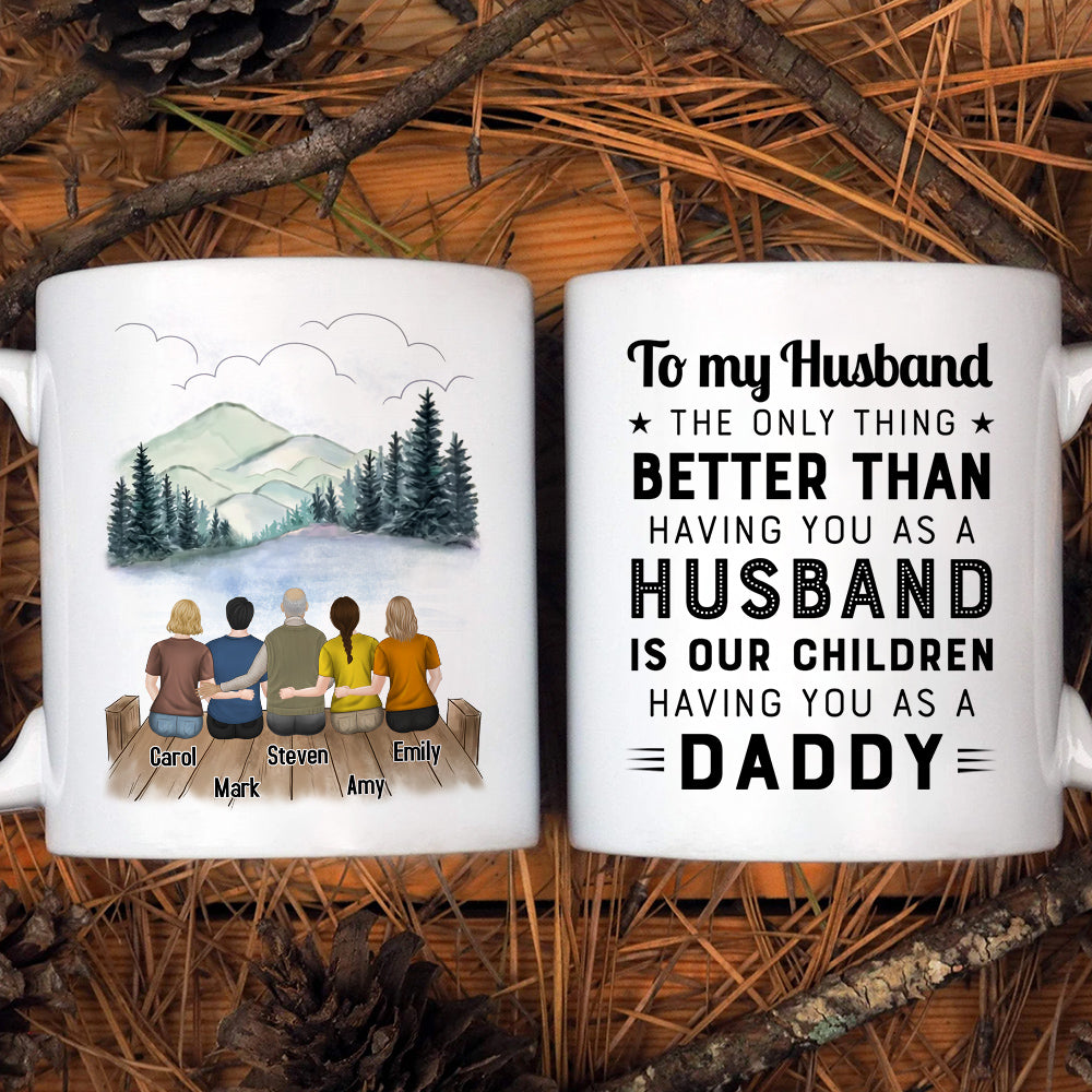 To My Husband - Personalized Custom Coffee Mug