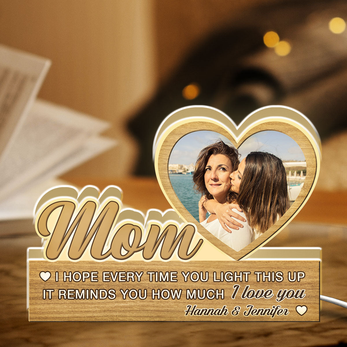 I Hope You Light This Up - Personalized Custom Light Box