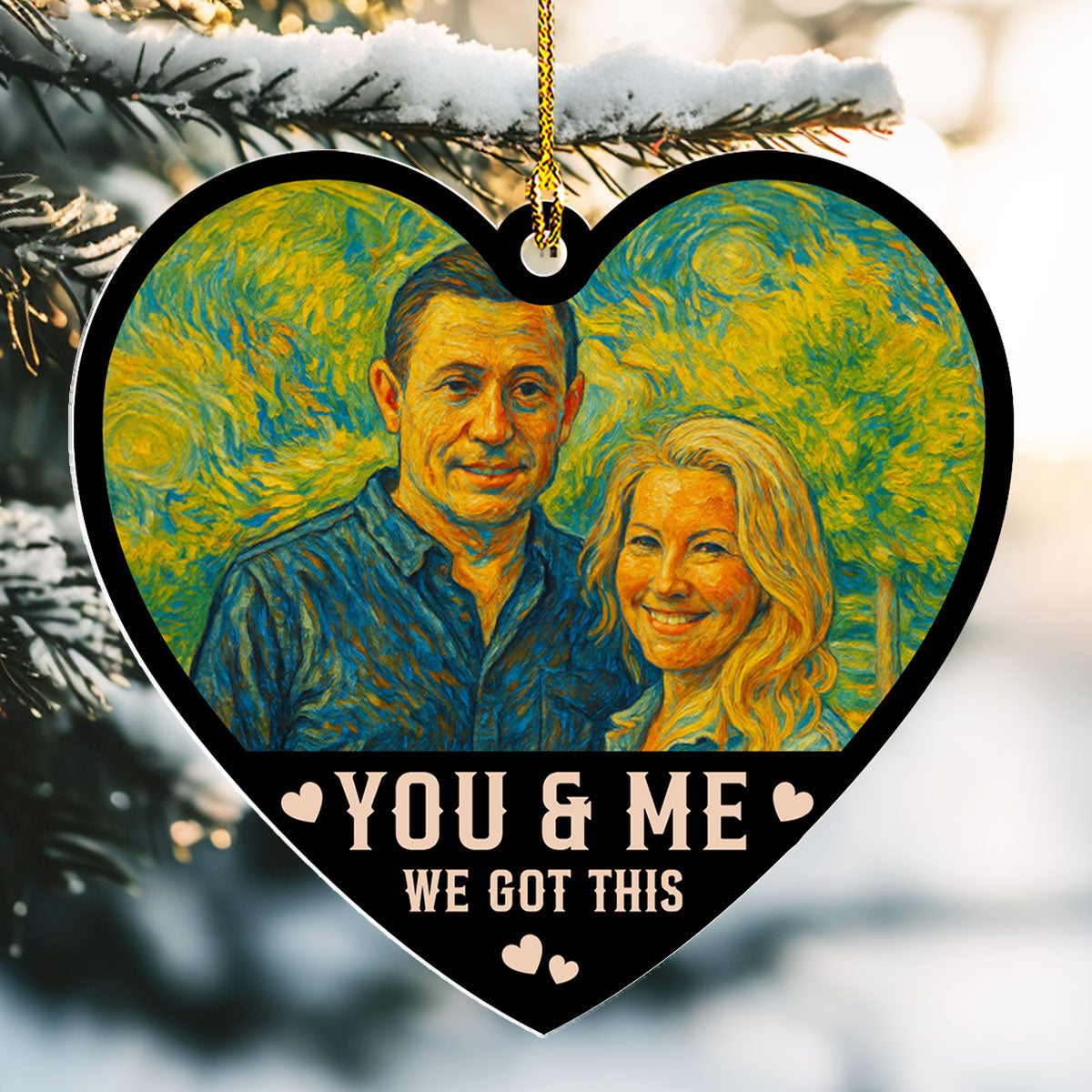 No Refunds Just Love - Personalized Custom Acrylic Ornament