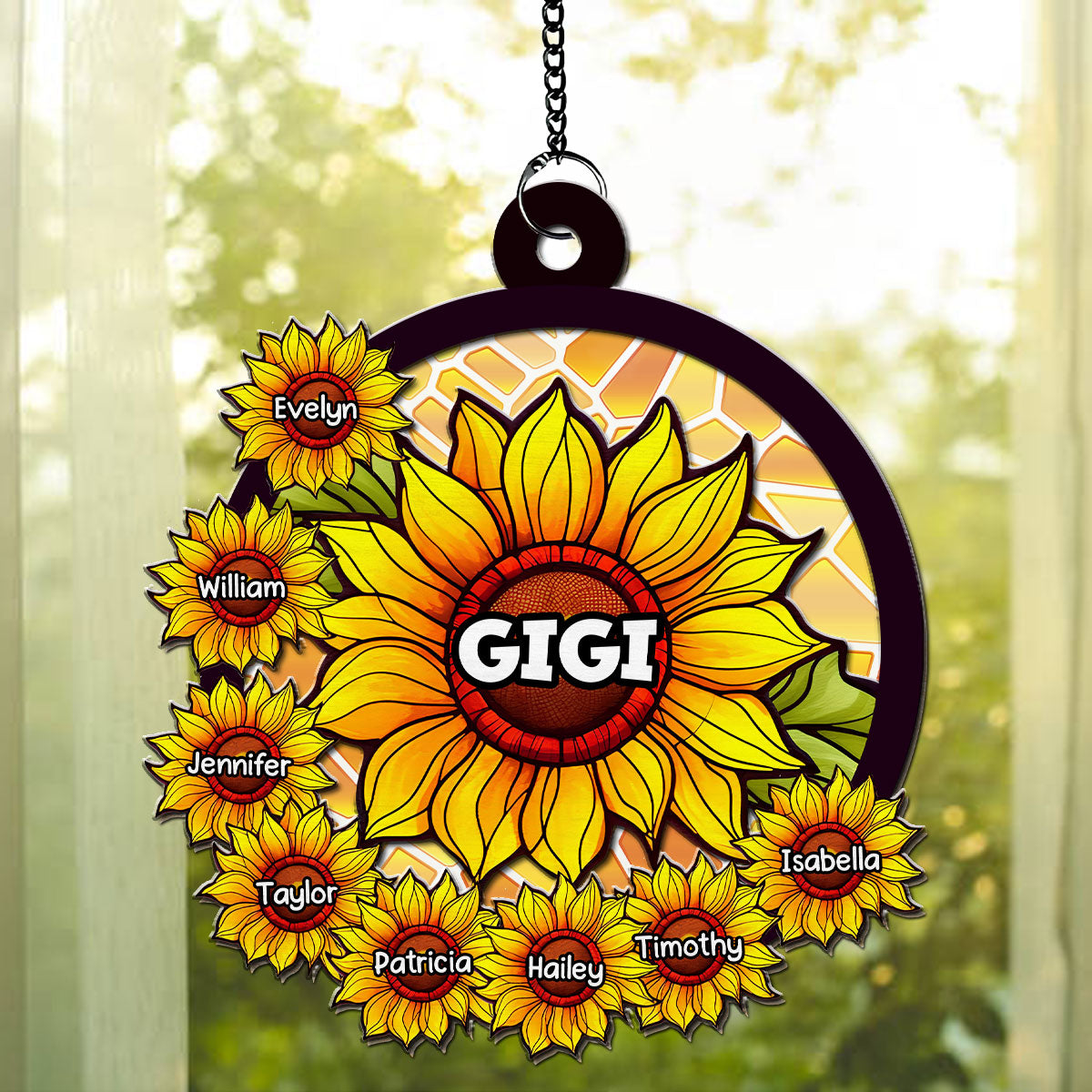 Blessed To Be Called Grandmother - Personalized Custom Suncatcher