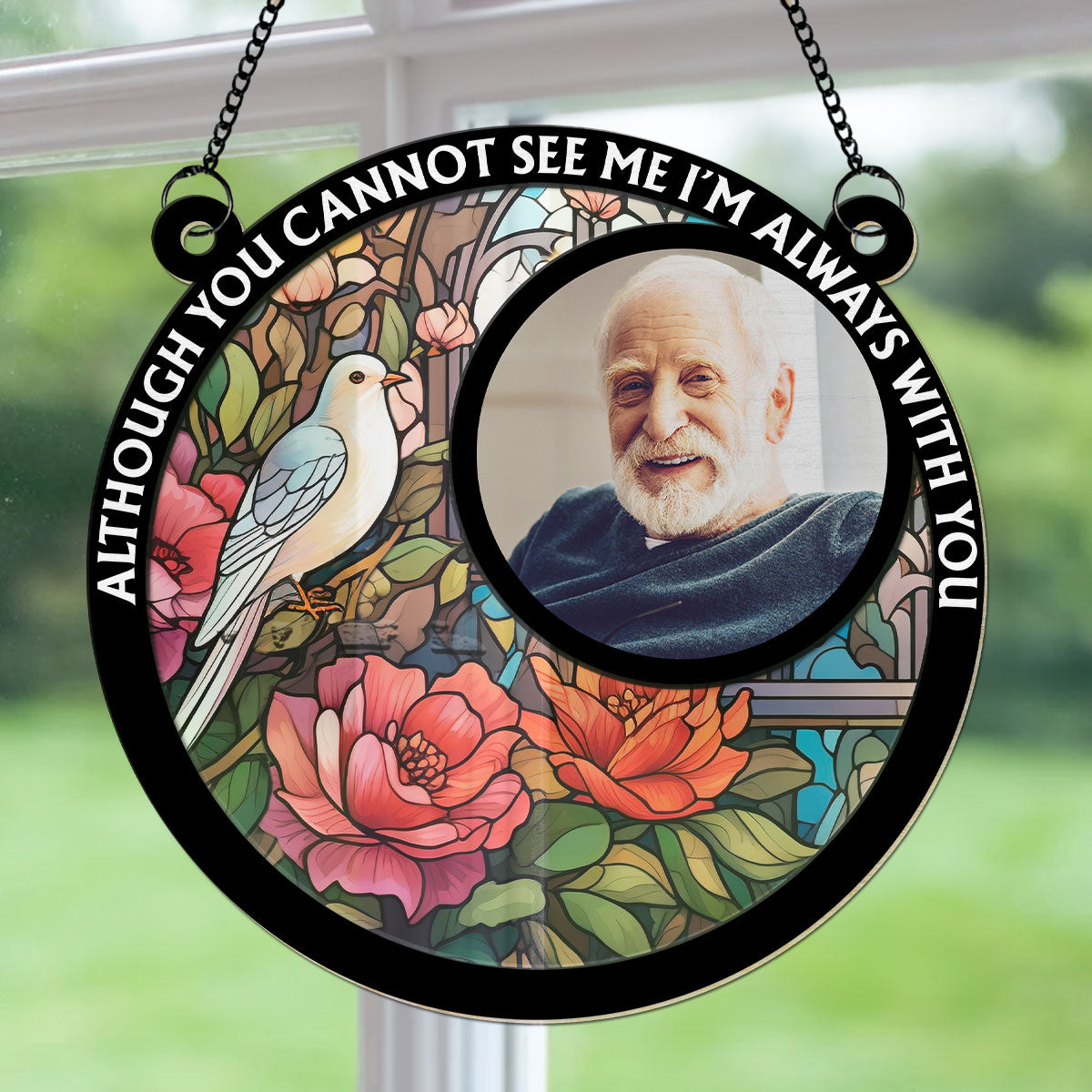 Eternally In My Heart - Personalized Custom Suncatcher