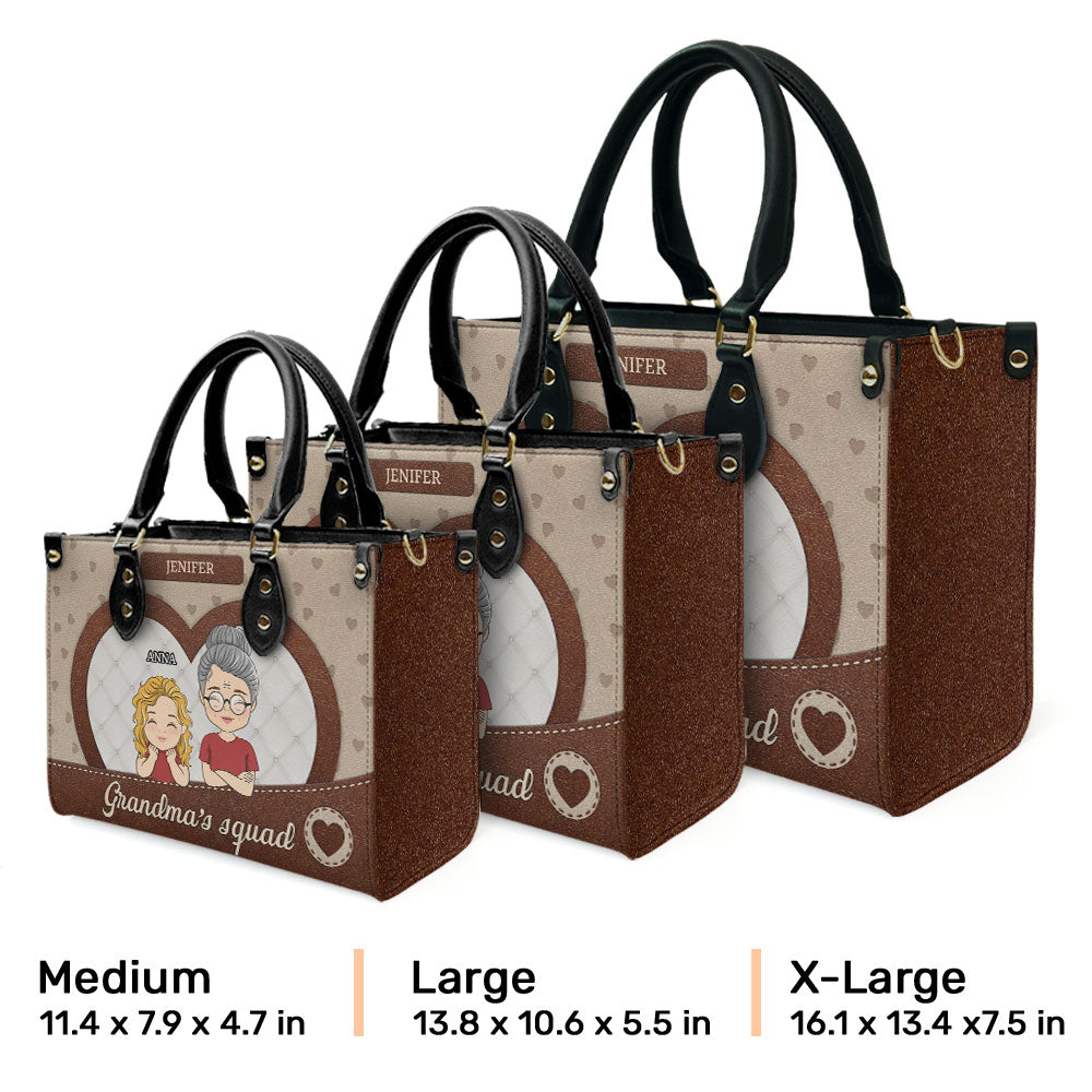 Granmy Squad - Personalized Custom Leather Bag