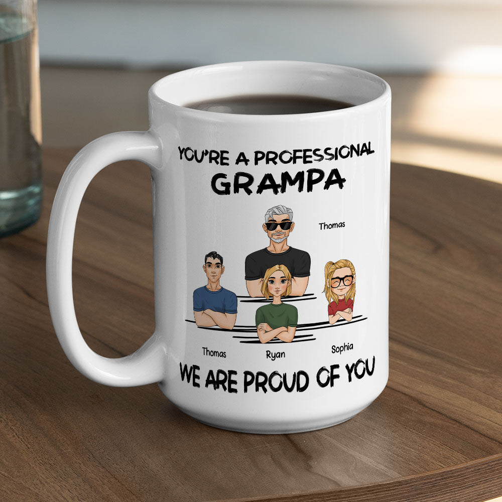 Professional Grandpa - Personalized Custom Coffee Mug