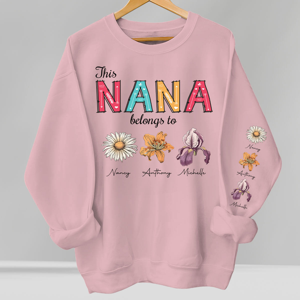 This Grandma Belongs To - Personalized Custom Sweatshirt
