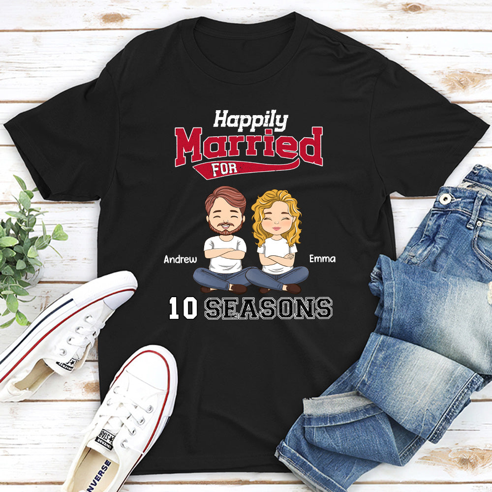 Happy Marriage - Personalized Custom Classic T-shirt